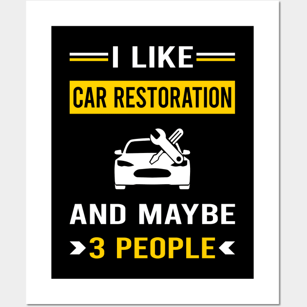 3 People Car Restoration Wall Art by Good Day